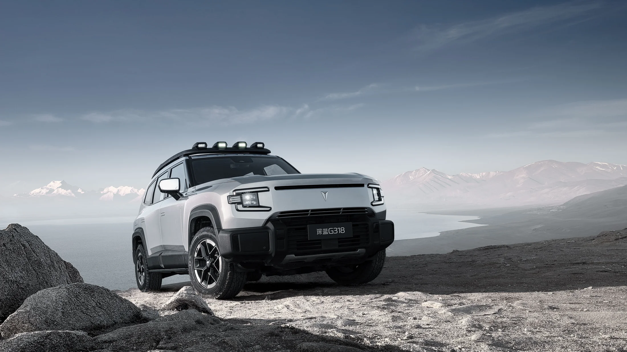 DEEPAL G318 adventure SUV on rocky terrain